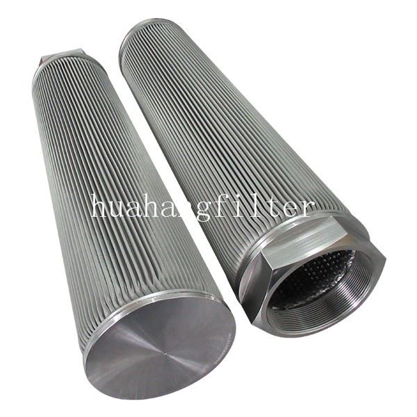 Pleated Metal Melt Filter Element