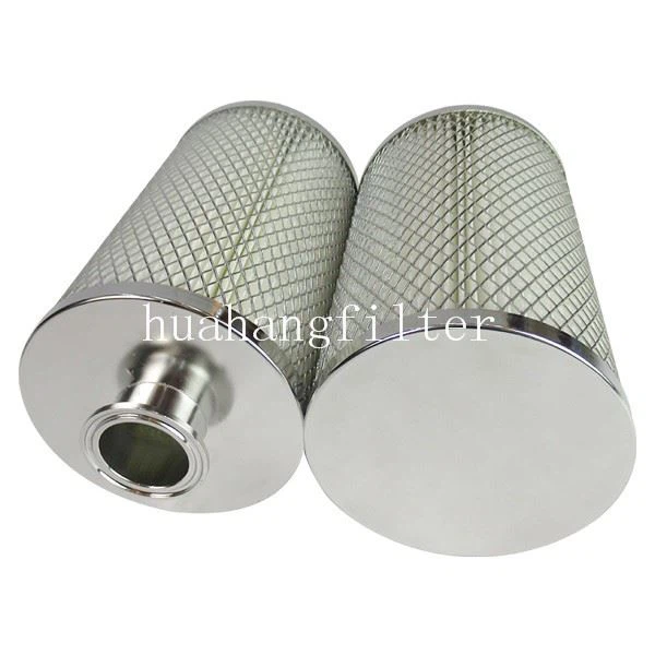 Stainless Polyester Pleated Dust Air Filter Cartridge